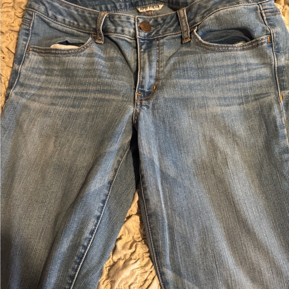 American Eagle Outfitters Light Blue Skinny Jeans Waist 16”Inseam 29”